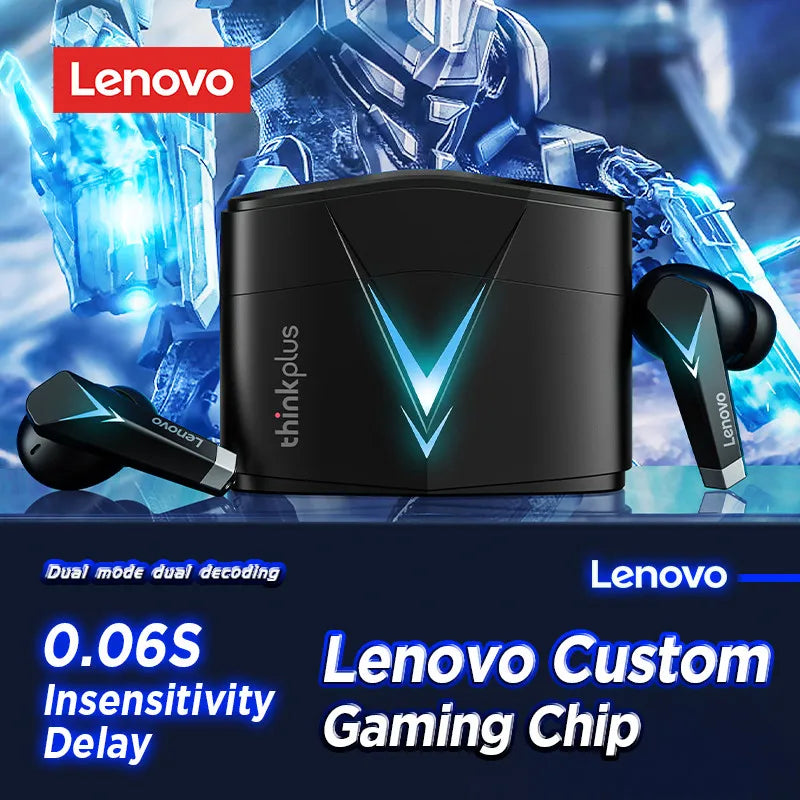 Choice Original Lenovo LP6 TWS Wireless Buletooth V5.1 Earphones Dual Mode Music Gaming Headsets New E-Sports  Headphones